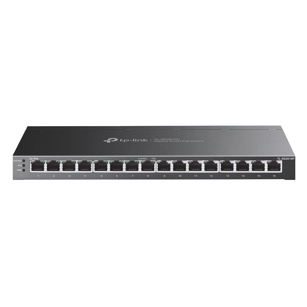 16 port gigabit poe switch