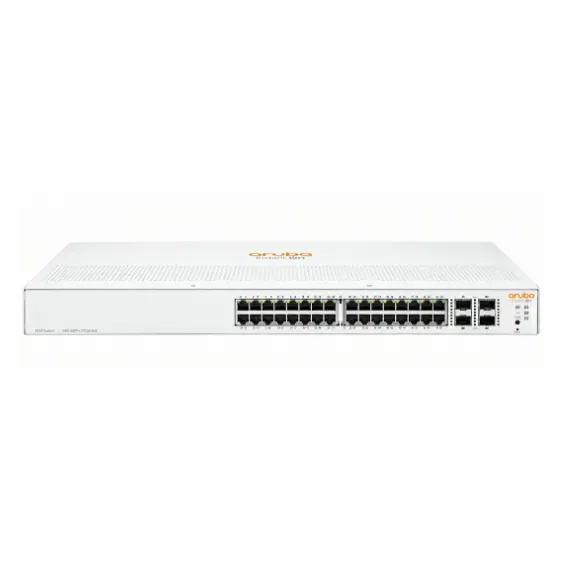 Aruba 24-Port Smart Managed Gigabit Switch with 4 × 10G SFP+ Uplink Ports