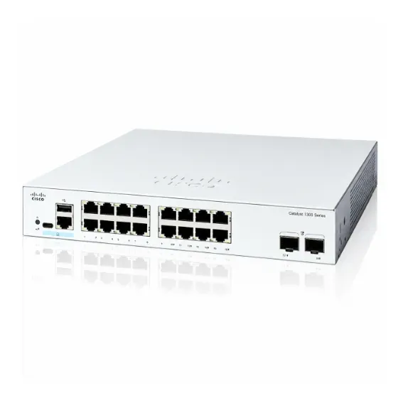 Cisco Catalyst 1200 16-Port Gigabit Smart Managed Switch with 2 × 1G Uplinks