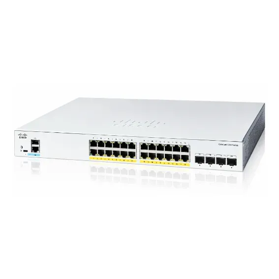 Cisco Catalyst 1200 24-Port Gigabit Smart Managed Switch with 4 × 1G Uplinks