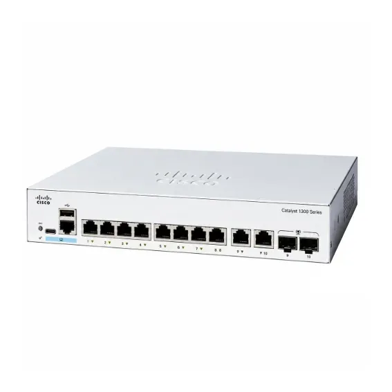 Cisco Catalyst 1300 8-Port Gigabit Managed Switch with 2 × 1G Uplinks