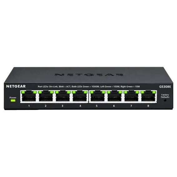 NETGEAR 8-Port Gigabit Easy Smart Managed Switch