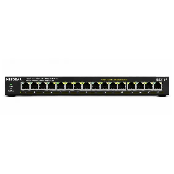 NETGEAR 16-Port Gigabit Ethernet Unmanaged PoE+ Switch