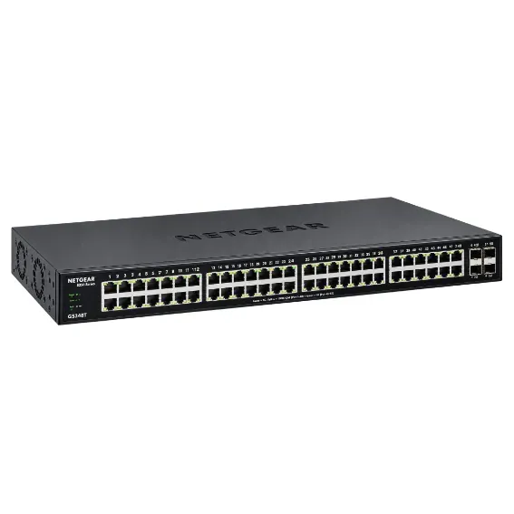 NETGEAR 48-Port Gigabit Easy Smart Managed Switch with 4 × SFP Uplink Ports