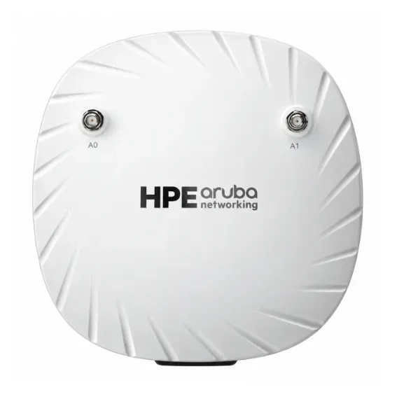 HPE Aruba Networking AP504 Dual-Band Indoor Ceiling Access Point with External Antenna Support