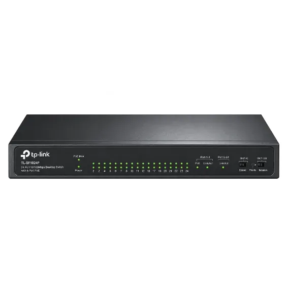 TP-Link 9-Port Fast Ethernet PoE Switch