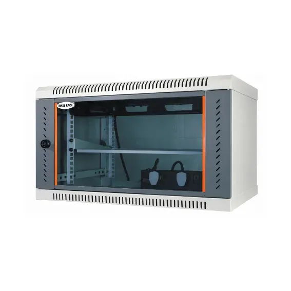 NetRack 4U Wall Mount Single Section Network Rack (550 × 400 × 258 mm)