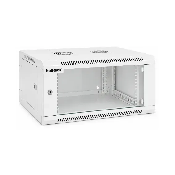 NetRack 4U Wall Mount Single Section Network Rack (550 × 500 × 258 mm)