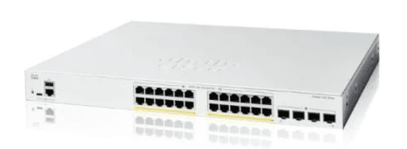 Cisco Catalyst 1200 24-Port Gigabit Smart Managed Switch with 4 × 1G Uplinks