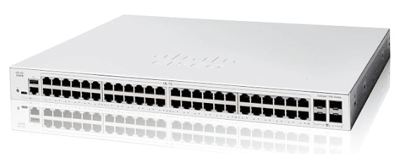 Cisco Catalyst 1200 48-Port Gigabit Smart Managed Switch with 4 × 1G Uplinks