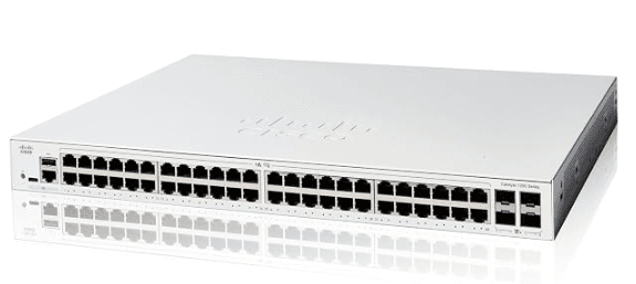 Cisco Catalyst 1200 48-Port Gigabit Smart Managed Switch with 4 × 10G Uplinks