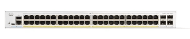 Cisco Catalyst 1300 48-Port Gigabit Managed Switch with 4 × 10G Uplinks