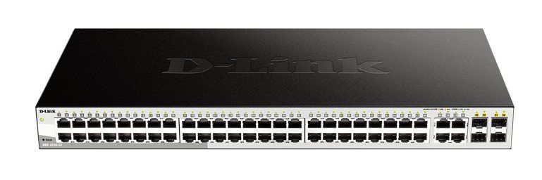 D-Link 48-Port Gigabit Smart Managed Switch with 4 × SFP Uplink Ports