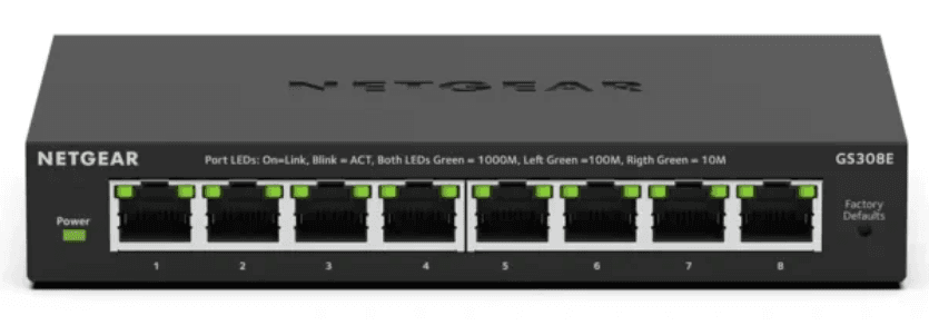 NETGEAR 8-Port Gigabit Easy Smart Managed Switch