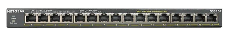 NETGEAR 16-Port Gigabit Ethernet Unmanaged PoE+ Switch
