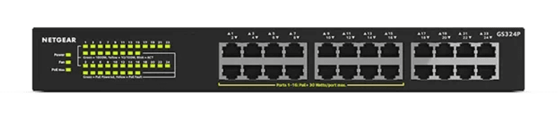 NETGEAR 24-Port Gigabit Ethernet Unmanaged PoE+ Switch