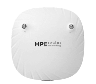 HPE Aruba Networking AP504 Dual-Band Indoor Ceiling Access Point with External Antenna Support