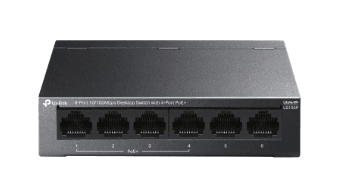 TP-Link 6-Port Fast Ethernet PoE Switch