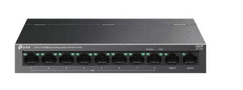 TP-Link 10-Port Fast Ethernet PoE Switch