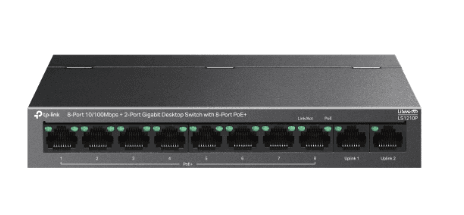 TP-Link 10-Port Fast Ethernet PoE Switch