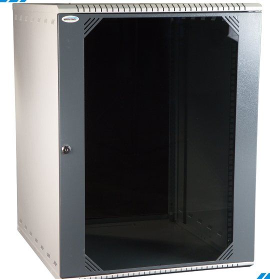 MAS 15U Wall Mount Network Rack (550 × 550 × 770 mm)