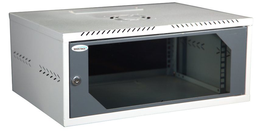 MAS 4U Wall Mount Network Rack (550 × 450 × 280 mm)