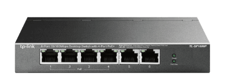 TP-Link 6-Port Fast Ethernet PoE Switch