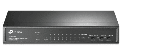 TP-Link 9-Port Fast Ethernet PoE Switch